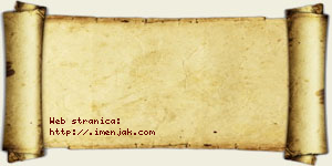 Latinka Kožovac vizit kartica